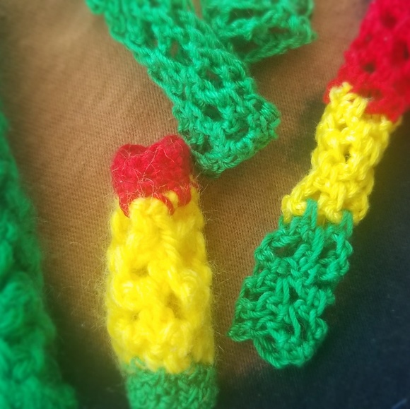 Rasta Reggae Crochet Dreadlock beads - Picture 4 of 4